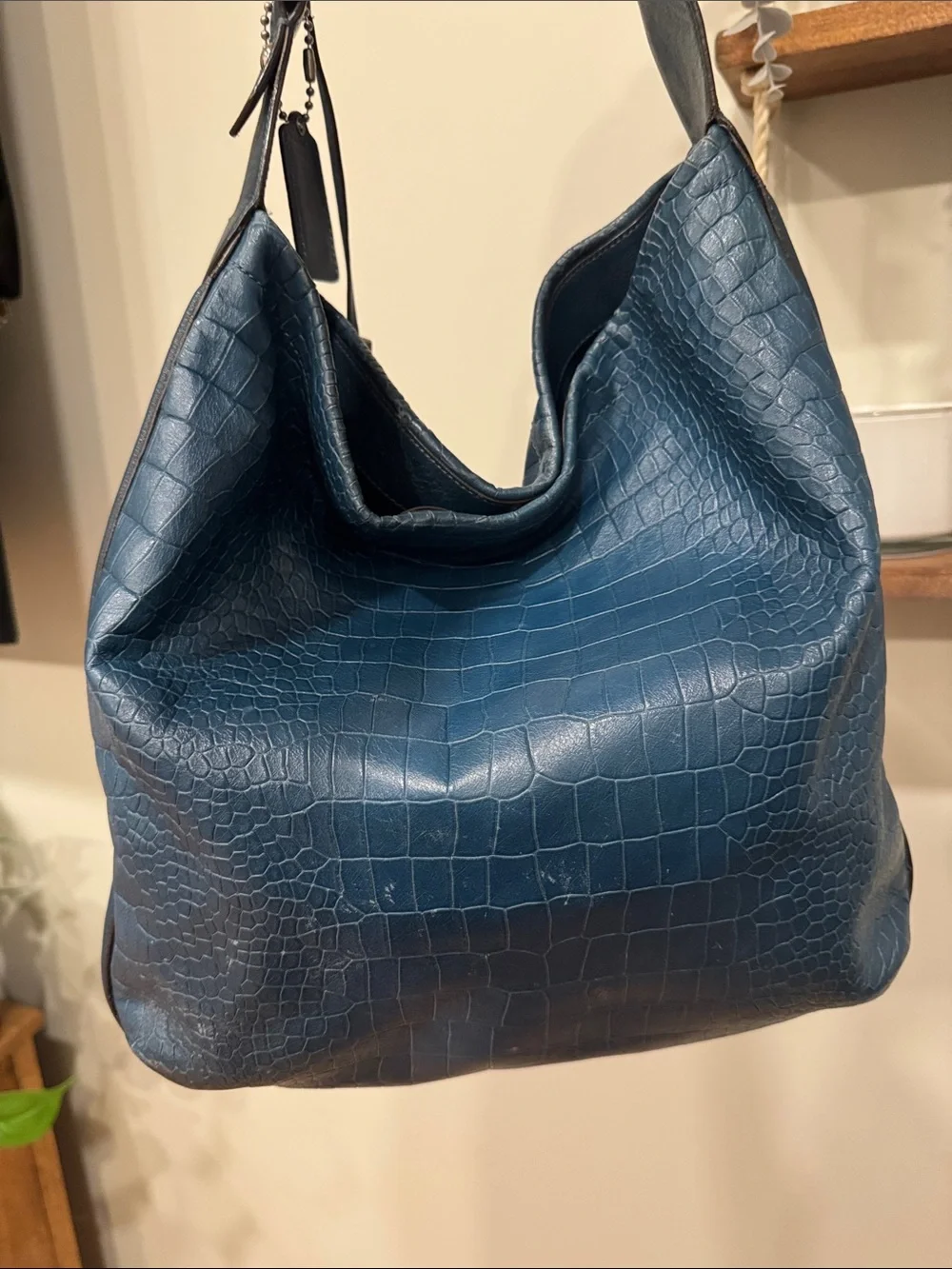 Coach croc embossed